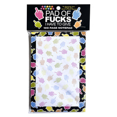 Pad of Fucks I Have to Give Notepad - Eros Fine Goods