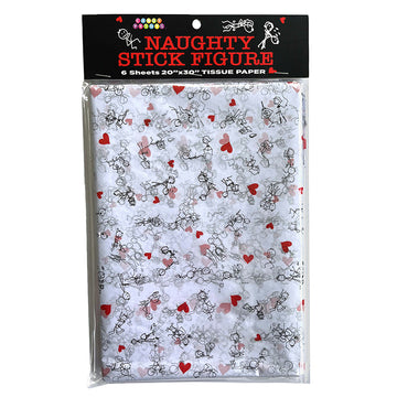 Naughty Stick Figure  Tissue Paper - Eros Fine Goods