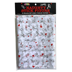 Naughty Stick Figure  Tissue Paper - Eros Fine Goods