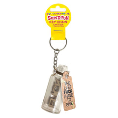 Super Fun Key Chain Last Fuck I Have To Give - Eros Fine Goods
