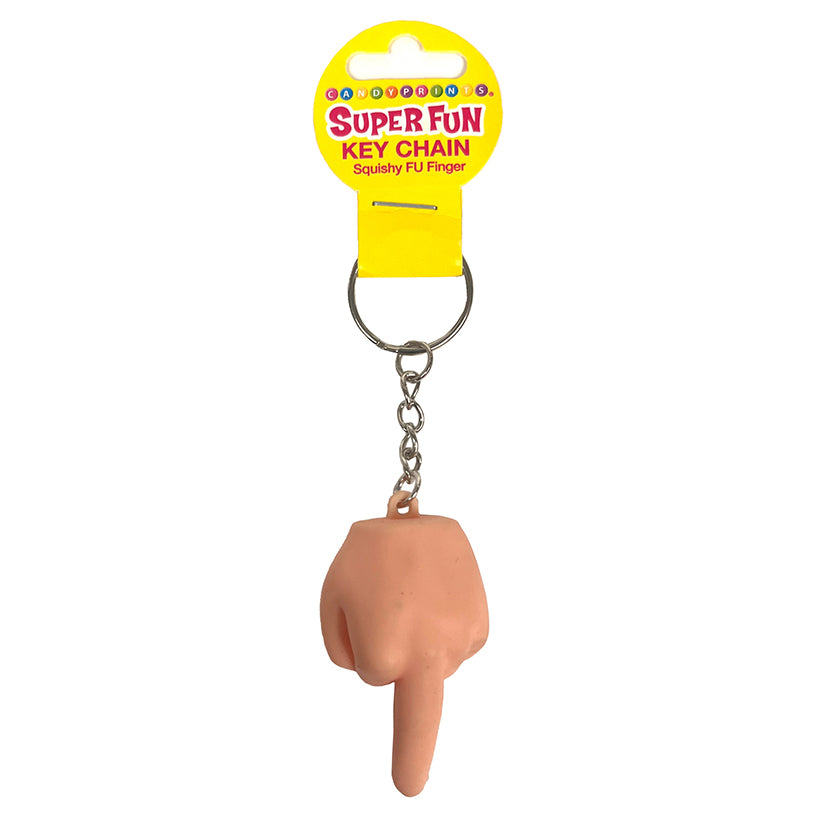 Super Fun Key Chain Squishy FU Finger - Eros Fine Goods