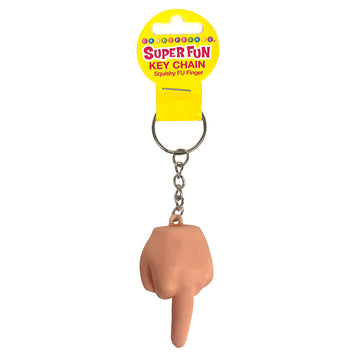 Super Fun Key Chain Squishy FU Finger - Eros Fine Goods