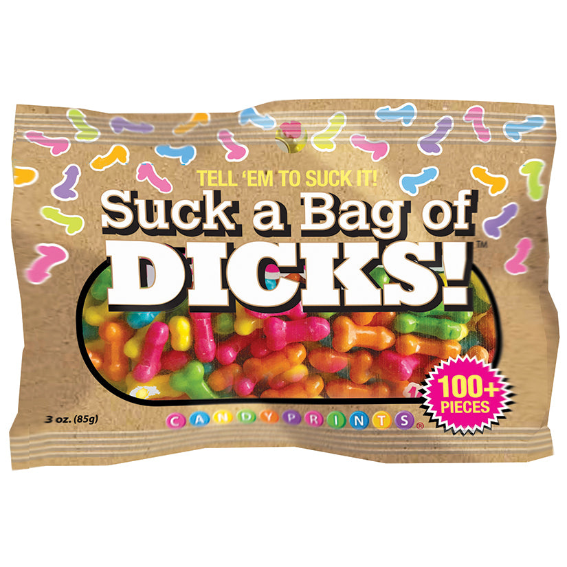 Tell 'Em To Suck It! Suck A Bag Of Dicks 3oz Bag - Eros Fine Goods