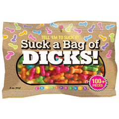 Tell 'Em To Suck It! Suck A Bag Of Dicks 3oz Bag - Eros Fine Goods