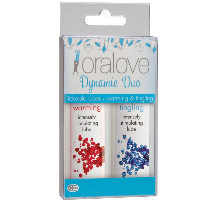 Oralove Dynamic Duo Lube-Warming & Tingling - Eros Fine Goods