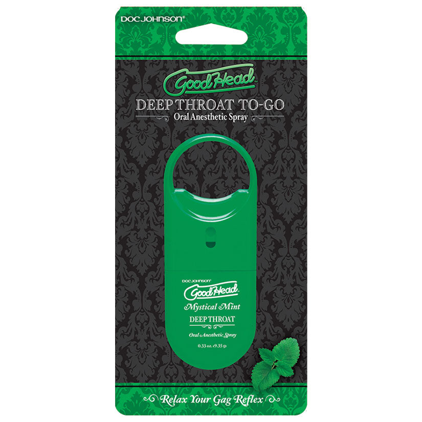GoodHead Deep Throat Spray To Go-Mint .33oz - Eros Fine Goods