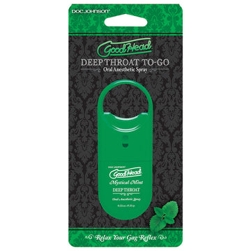 GoodHead Deep Throat Spray To Go-Mint .33oz - Eros Fine Goods