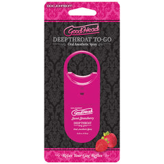 GoodHead Deep Throat Spray To Go-Strawberry .33oz - Eros Fine Goods