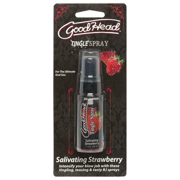 GoodHead Tingle Spray-Salivating Strawberry 1oz - Eros Fine Goods