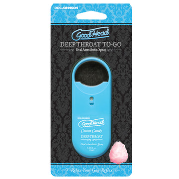 GoodHead Deep Throat Spray ToGo-Cotton Candy 0.30oz - Eros Fine Goods