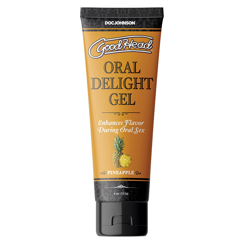 GoodHead Oral Delight Gel-Pineapple 4oz Bulk - Eros Fine Goods
