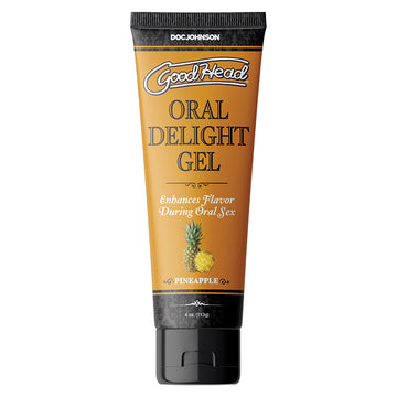 GoodHead Oral Delight Gel-Pineapple 4oz Bulk - Eros Fine Goods