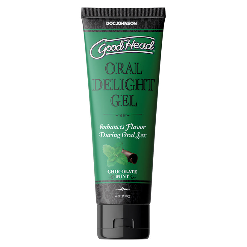 GoodHead Oral Delight Gel-Chocolate Mint 4oz Bulk - Eros Fine Goods