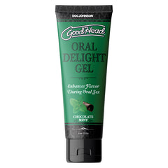 GoodHead Oral Delight Gel-Chocolate Mint 4oz Bulk - Eros Fine Goods