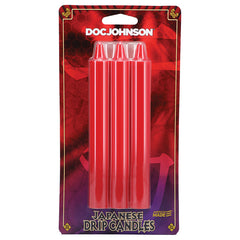 Japanese Drip Candles-Red 3PK - Eros Fine Goods