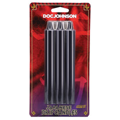 Japanese Drip Candles-Black 3PK - Eros Fine Goods