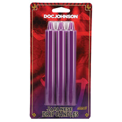 Japanese Drip Candles-Purple 3PK - Eros Fine Goods