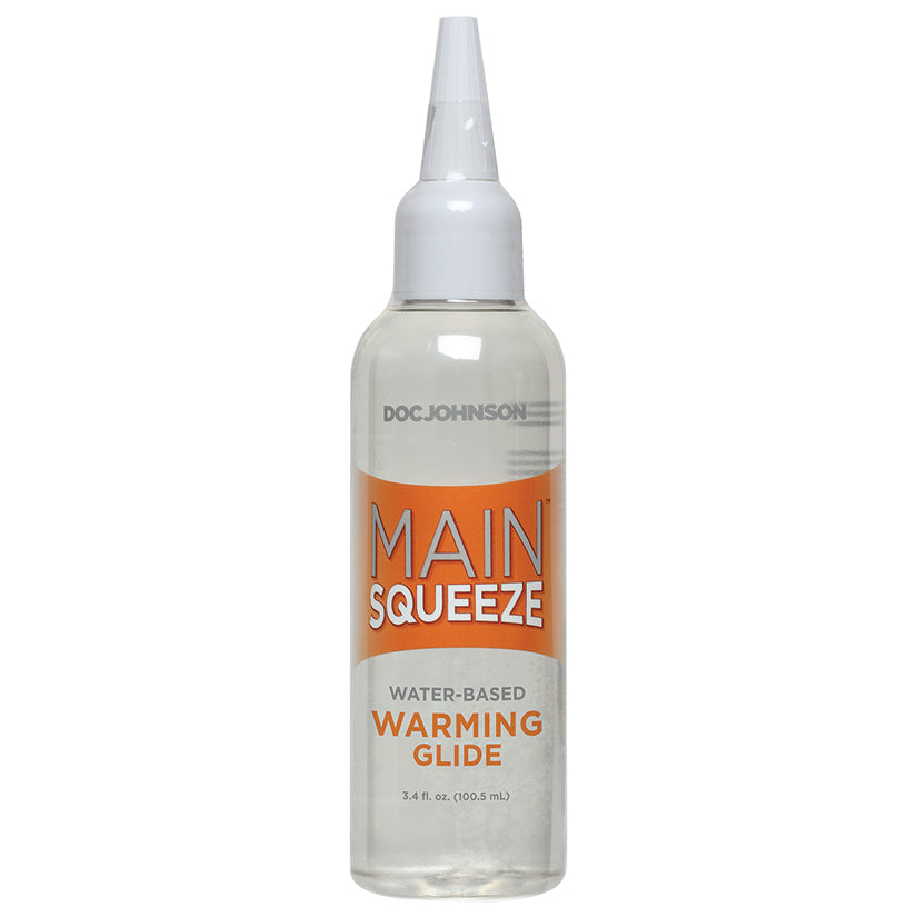 Main Squeeze Warming Water-Based Lubricant 3.4oz - Eros Fine Goods