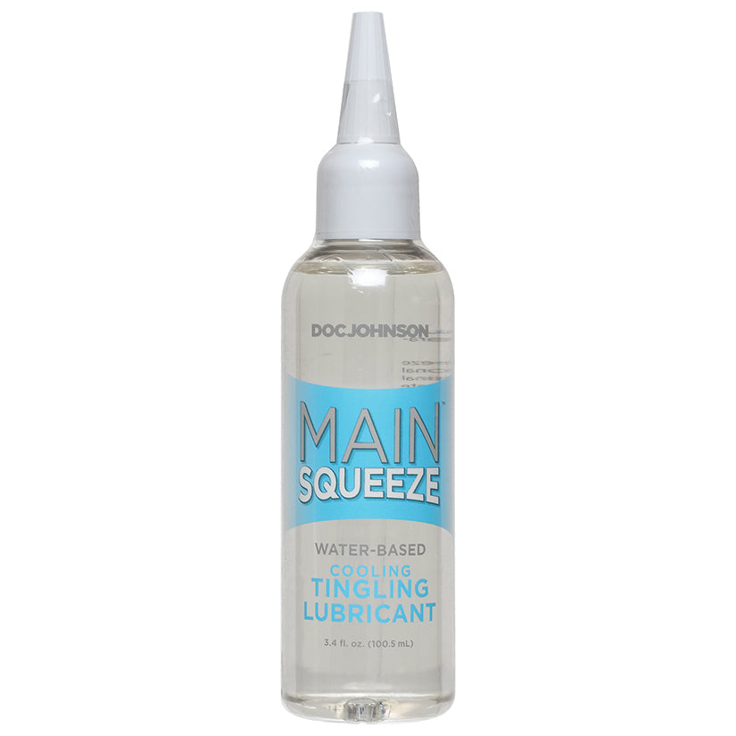 Main Squeeze Cooling/Tingling Water-Based Lubricant 3.4oz - Eros Fine Goods