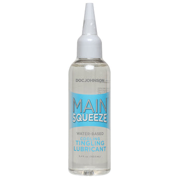 Main Squeeze Cooling/Tingling Water-Based Lubricant 3.4oz - Eros Fine Goods