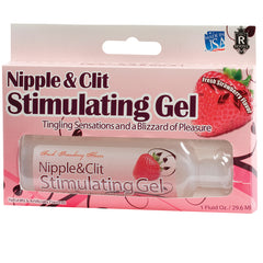 Nipple & Clit Stimulating Gel-Strawberry 1oz - Eros Fine Goods