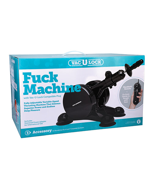 Vac-u-lock Fuck Machine - Black