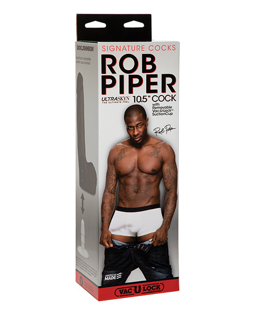 Rob Piper Cock W/balls & Suction Cup - Chocolate