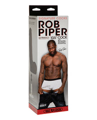 Rob Piper Cock W/balls & Suction Cup - Chocolate