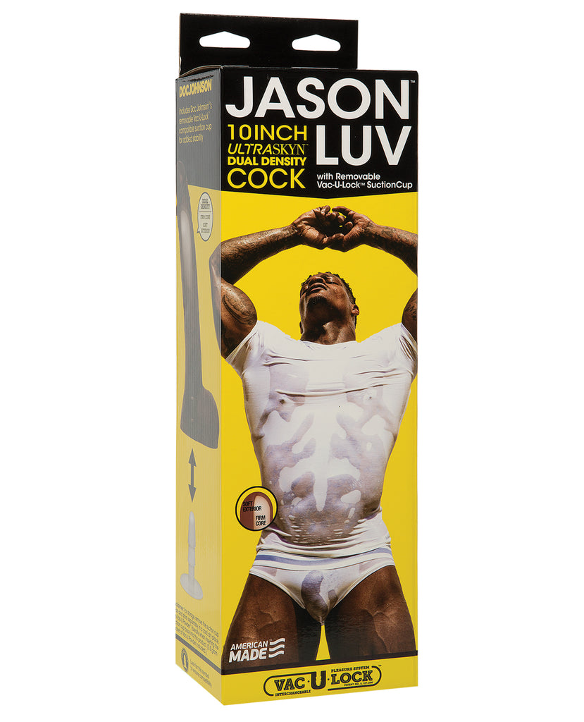 Signature Cocks ULTRASKYN 10" Cock W/removable Vac-u-lock Suction Cup - Jason Luv