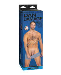 Signature Cocks ULTRASKYN 10" Cock W/removable Vac-u-lock Suction Cup - Dan Damage