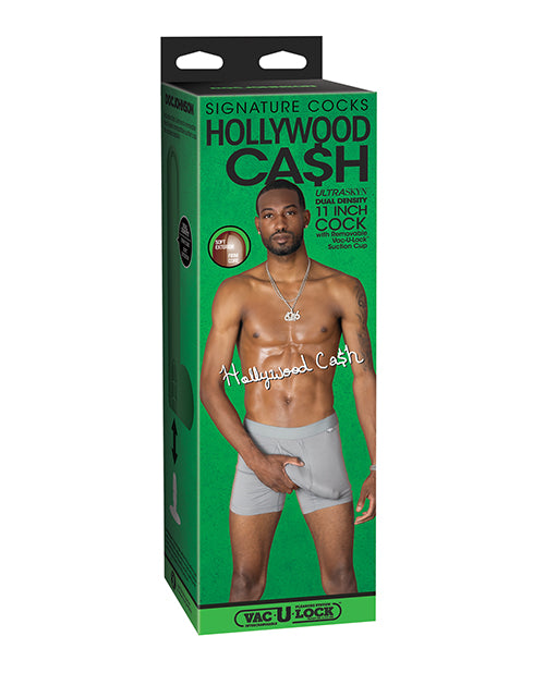 Signature Cocks ULTRASKYN 11" Cock W/removable Vac-u-lock Suction Cup - Hollywood Cash