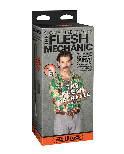 Signature Cocks ULTRASKYN 7.5" Cock W/removable Vac-u-lock Suction Cup - the Flesh Mechanic