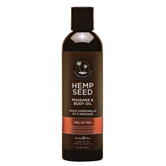Earthly Body Massage & Body Oil-Isle of You 8oz - Eros Fine Goods
