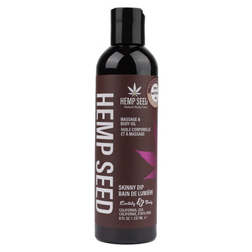 Earthly Body Massage & Body Oil-Skinny Dip 8oz - Eros Fine Goods