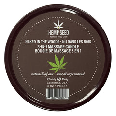 Earthly Body 3-in-1 Massage Candle-Naked In The Woods 6oz - Eros Fine Goods