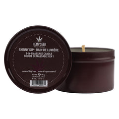 Earthly Body 3-in-1 Massage Candle-Skinny Dip 6oz - Eros Fine Goods