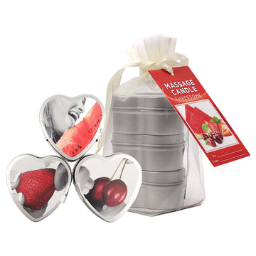 Earthly Body 4-in1 Edible Massage Candle Trio 2oz - Eros Fine Goods