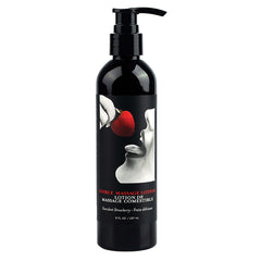 Earthly Body Edible Massage Lotion-Strawberry 8oz - Eros Fine Goods