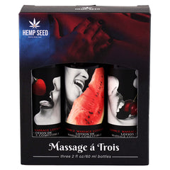 Earthly Body Massage A Trois Edible Gift Set Box - Eros Fine Goods