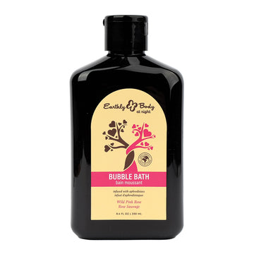 Earthly Body at Night Bubble Bath Aphrodisiac-Wild Pink Rose 8.4oz - Eros Fine Goods