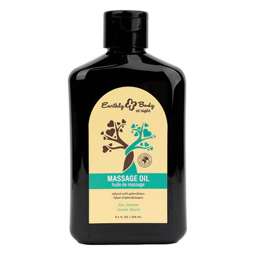 Earthly Body at Night Massage Oil Aphrodisiac-Sea Jasmine 8.4oz - Eros Fine Goods