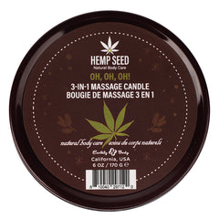 Earthly Body 3-in-1 Massage Candles-OH OH OH 6oz - Eros Fine Goods