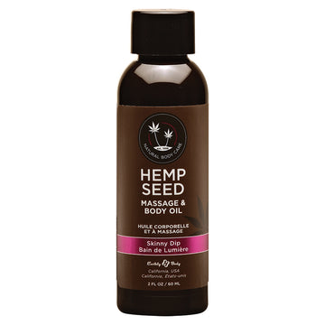 Earthly Body Massage & Body Oil-Skinny Dip 2oz - Eros Fine Goods