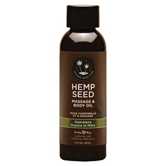 Earthly Body Massage & Body Oil-Guavalava 2oz - Eros Fine Goods
