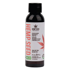 Earthly Body Hemp Seed CBD Relaxing Massage and Body Oil-Isle Of You 2oz - Eros Fine Goods