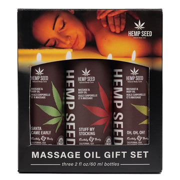 Earthly Body Massage Oil Holiday Gift Set - Eros Fine Goods