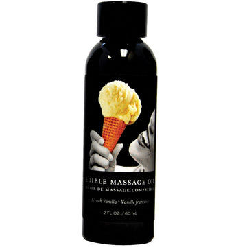Earthly Body Edible Massage Oil-Vanilla 2oz - Eros Fine Goods