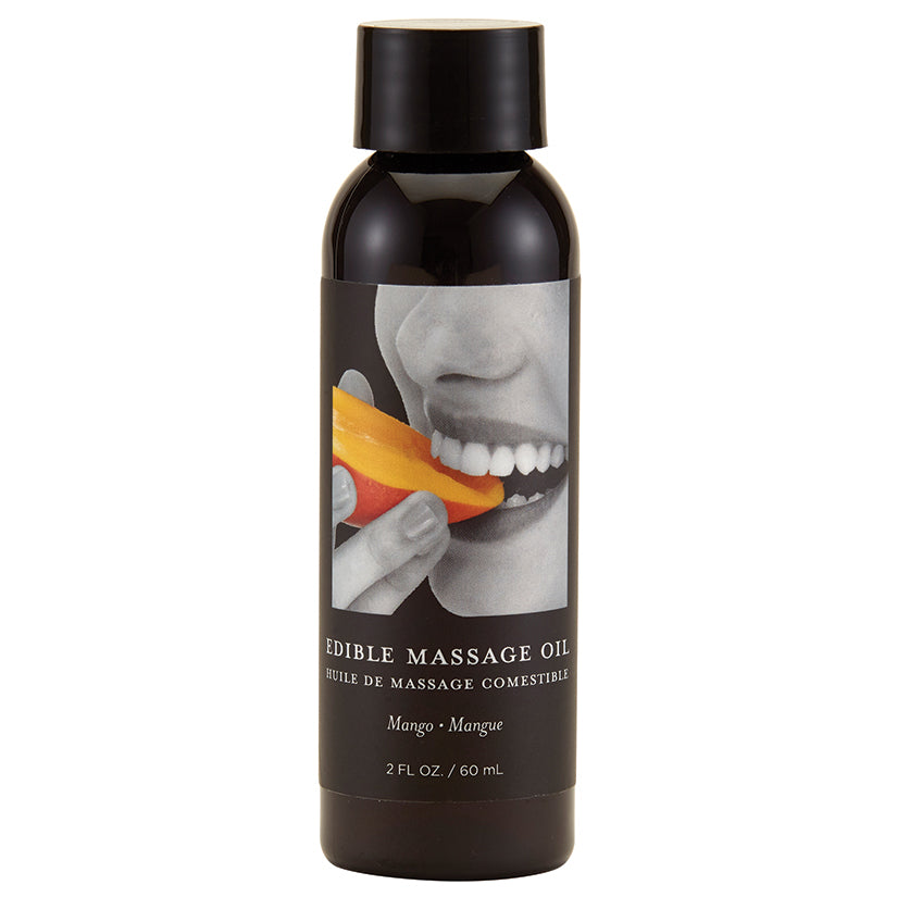 Earthly Body Edible Massage Oil-Mango 2oz - Eros Fine Goods
