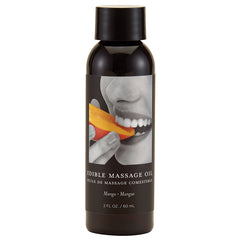 Earthly Body Edible Massage Oil-Mango 2oz - Eros Fine Goods