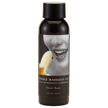 Earthly Body Edible Massage Oil-Banana 2oz - Eros Fine Goods